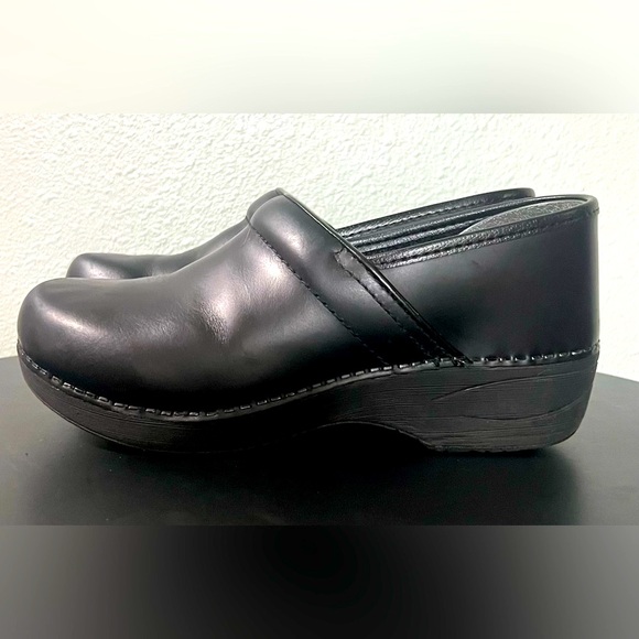 Dansko Black Leather XP 2.0 Professional Clogs Office Hospital Nurse Doctor - Picture 5 of 11